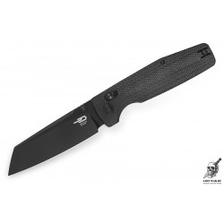 Складной нож Bestech Slasher сталь D2 Blackwash, рукоять Микарта черная