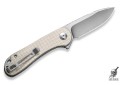 Складной нож CIVIVI Elementum D2 Satin C907A-3 Ivory G10 