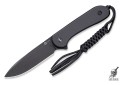 Нож с фиксированным лезвием Civivi Elementum Blackwashed D2 G10 Black 