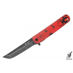 Складной нож Ganzo G626-RD (красный с пауками)