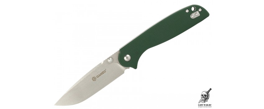 Складной нож Ганзо (Ganzo) G6803-GB (Зеленый) 