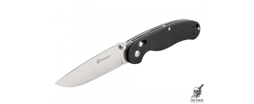 Складной нож Ganzo D727M-BK D2 (черный) 