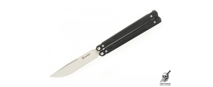 Нож балисонг (нож-бабочка) Ganzo G766-BK (черный) 