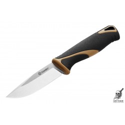 Нож с фиксированным клинком Ганзо (Ganzo) G807-DY (Черно-песочный)