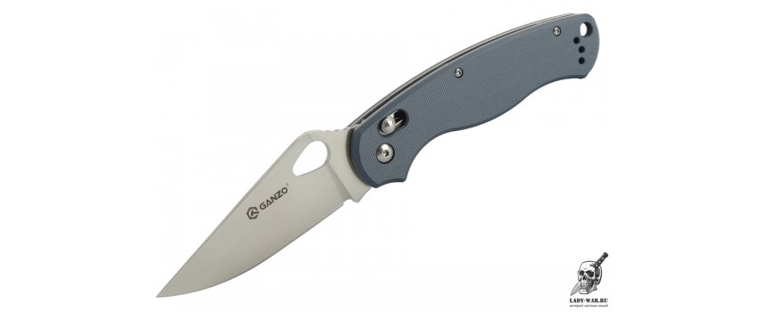 Складной нож Ганзо (Ganzo) G729-GY (серый) 
