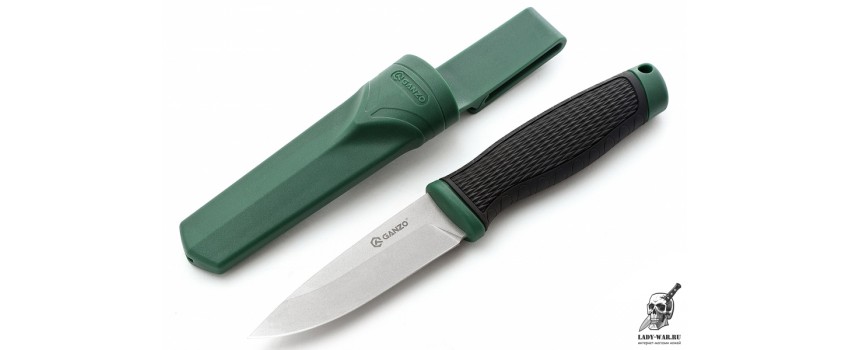 Нож Ганзо (Ganzo) G806-GR зеленый 