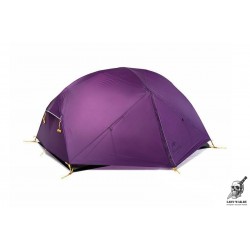 Палатка Naturehike Mongar NH17T007-M 20D двухместная сверхлегкая,фиолетовая