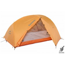 Палатка Naturehike Star-River 2 Updated NH17T012-T 210T сверхлегкая двухместная с ковриком, оранжевая