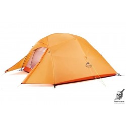 Палатка Naturehike Cloud Up 3 210T NH18T030-T трехместная сверхлегкая с ковриком оранжевая