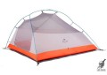 Палатка Naturehike Cloud Up 3 210T NH18T030-T трехместная сверхлегкая с ковриком оранжевая 