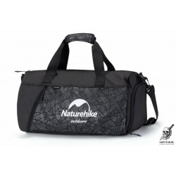Спортивная сумка для туризма и активного отдыха черная, размер М (25 литров)