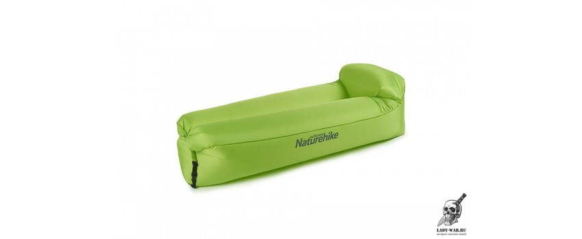 Диван надувной Naturehike NH20FCD06 20FCD двухслойный с подушкой зеленый 