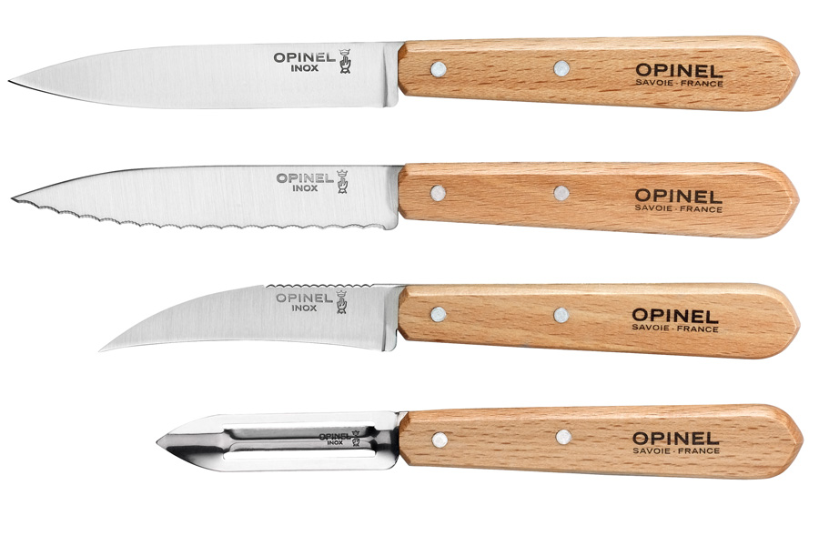 Набор кухонных ножей по овощам Опинель (Opinel) Les Essentiels 001300 .