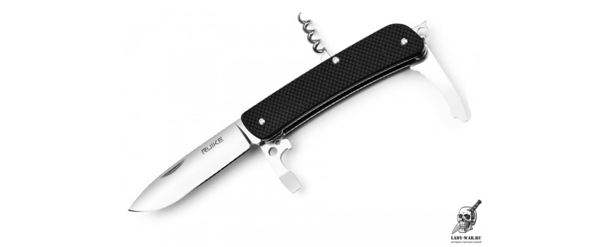 Нож многофунциональный Ruike L21-B (черный) 