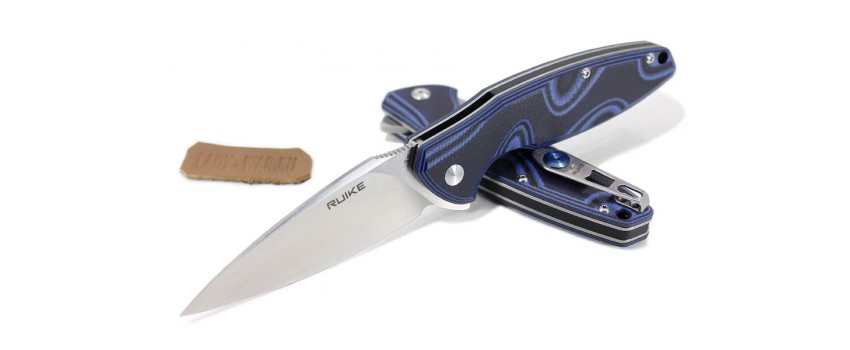 Складной нож RUIKE P105-Q (черно-синий) 