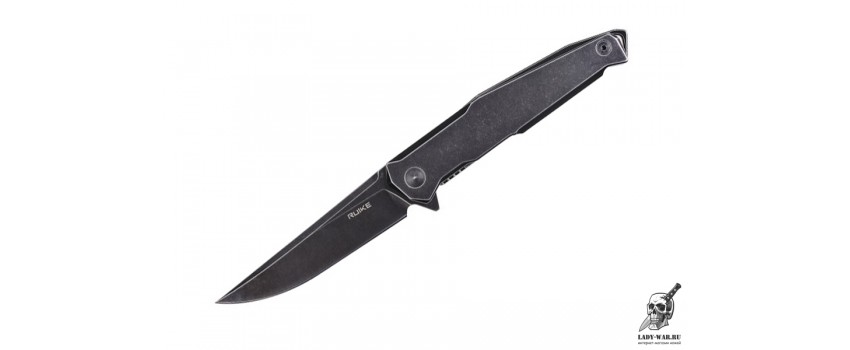 Складной нож RUIKE P108-SB Black Stonewash 