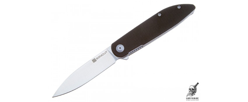 Складной нож Sencut Bocll II из стали D2 Black G10 
