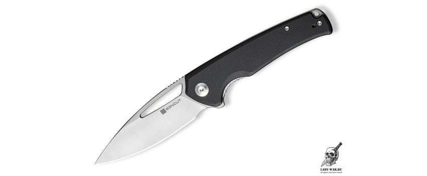 Складной нож SENCUT Mims 9Cr18MoV Steel Satin Finished Handle G10 Black 