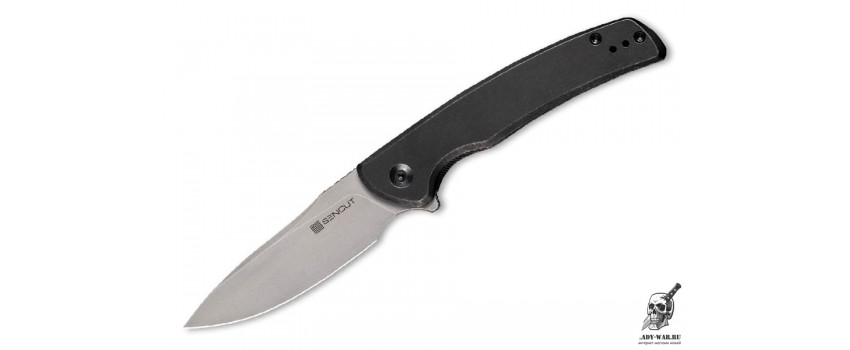 Складной нож SENCUT Tynan 10Cr15CoMoV Stonewashed Handle Stainless Black 