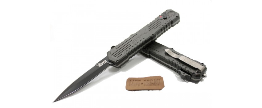 Нож-автомат фронтальный Schrade OTF3B Viper Black 