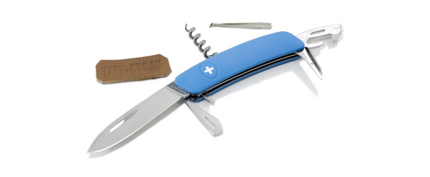 Складной швейцарский нож Swiza D03 Blue (синий) 