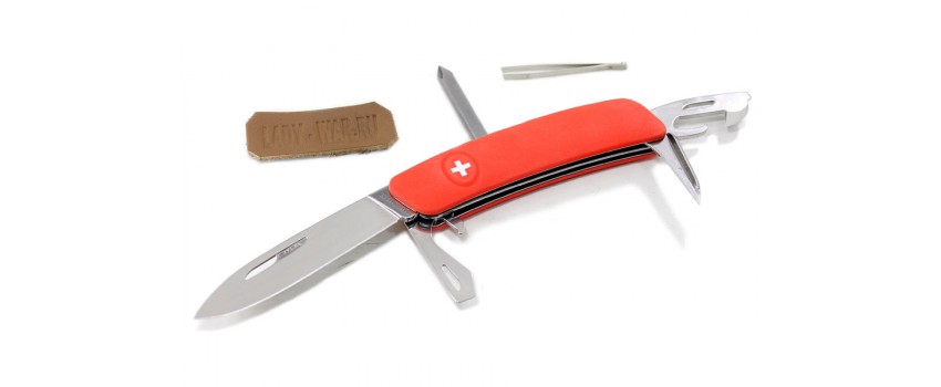 Складной швейцарский нож Swiza D04 Red (красный) 
