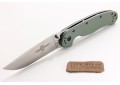 Складной нож Ontario RAT-1 OD Green из стали AUS-8A 