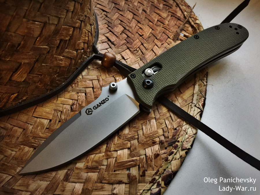 Складной нож Ganzo D704-GR D2   в е ножей .
