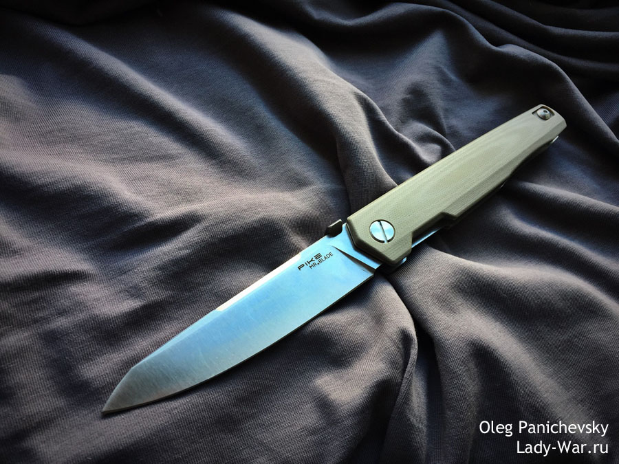Складной нож Mr. Blade Pike с автографом Сергея Шнурова