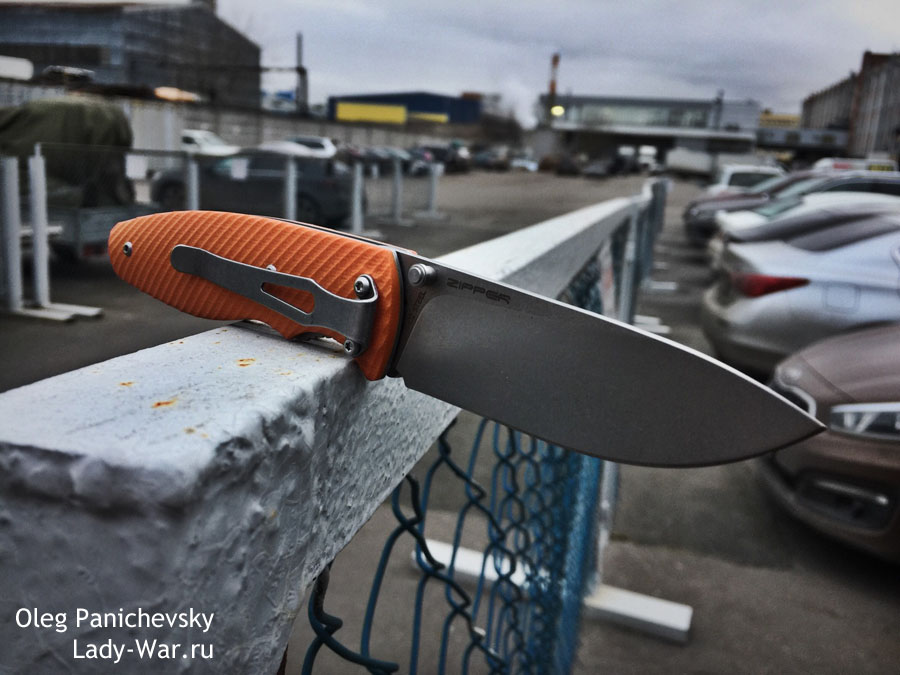 Складной нож Mr. Blade Zipper Orange